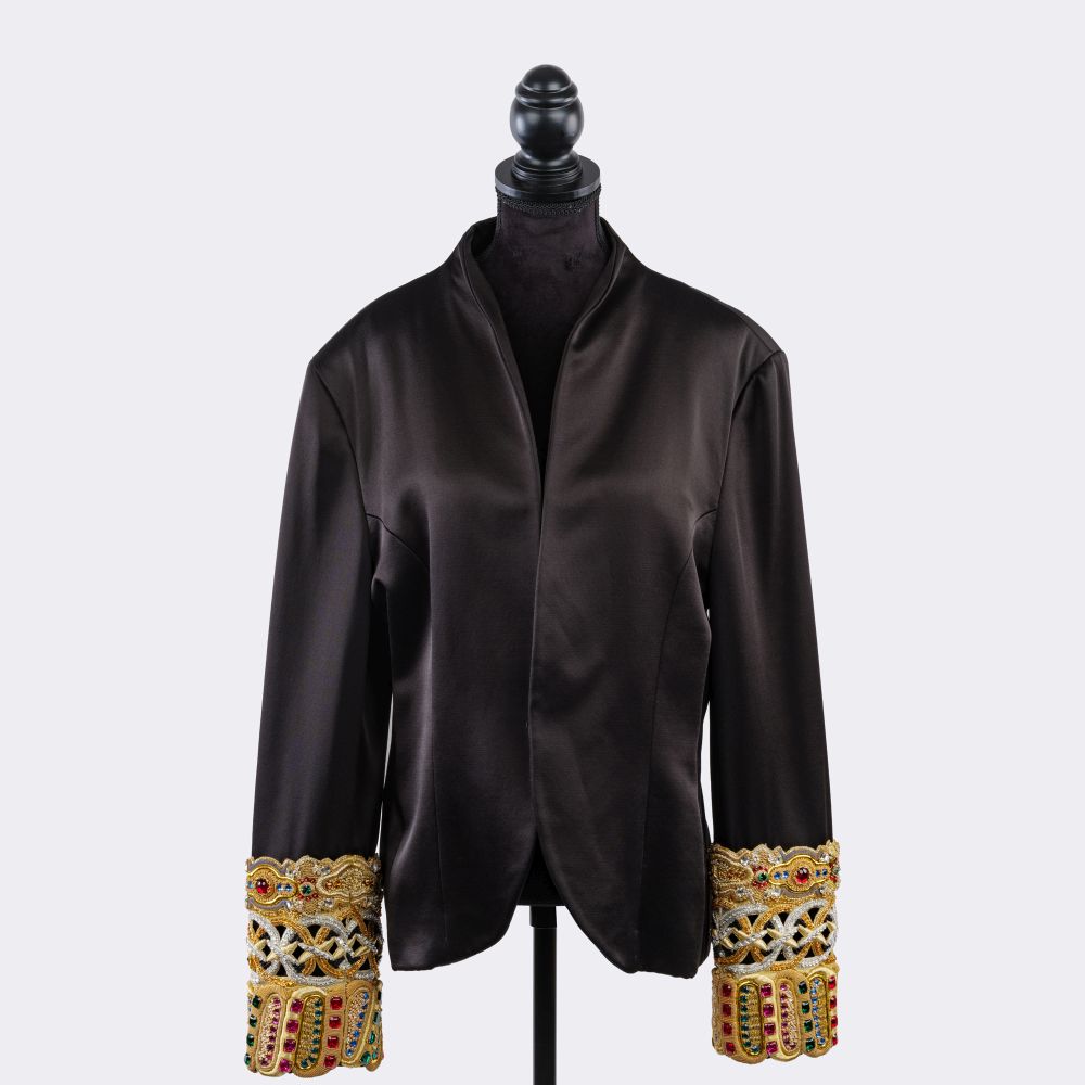 Vintage Blazer With Brocade Embroidery