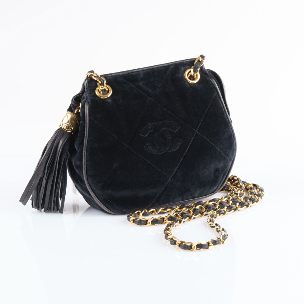 Mini Velvet Pouch Bag  'Tassel' - image 2
