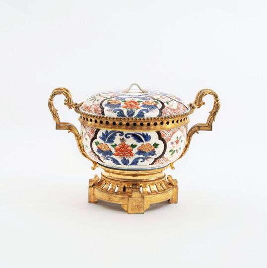 Imari Centrepiece with Ormolu Mount
