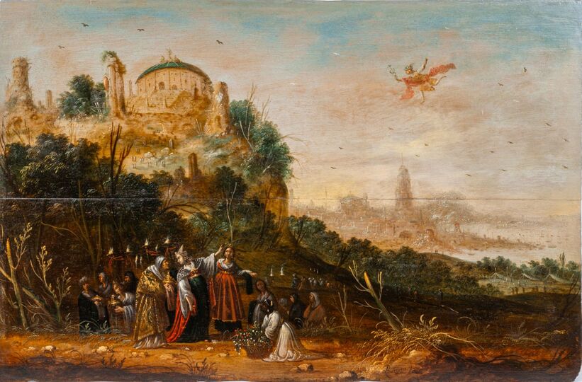 Merkur erblickt Herse