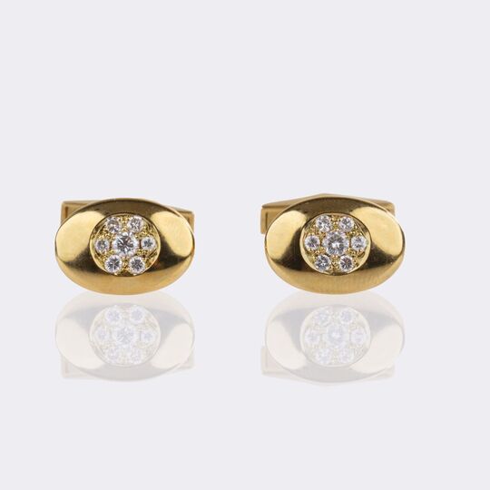 Pair of Cufflinks with Diamonds