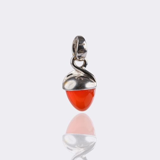 'Mikado Bouquet' Pendant with Carnelian