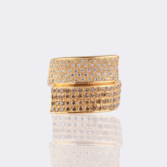 Two-Tone Fancy Diamond Ring