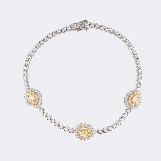 Fancy Diamond Bracelet