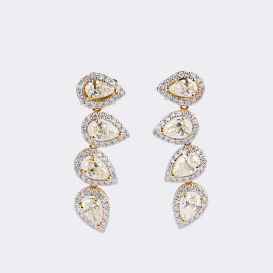 Pair of Diamond Earrings