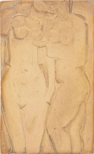 A Relief Composition 'Two Women'
