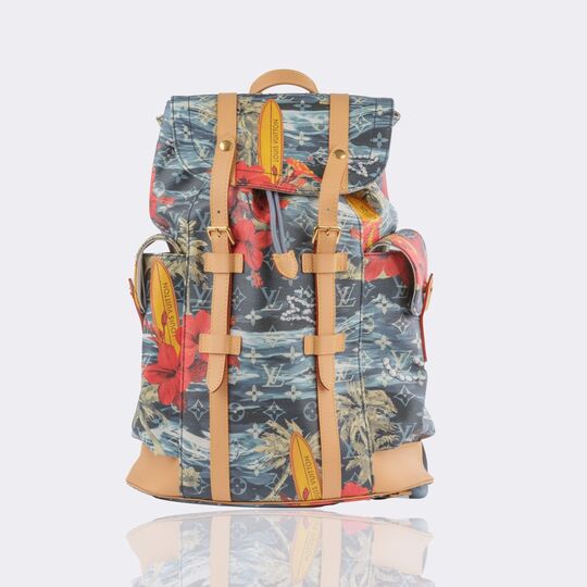 Backpack Christopher MM 'Monogram Surfin' Navy'