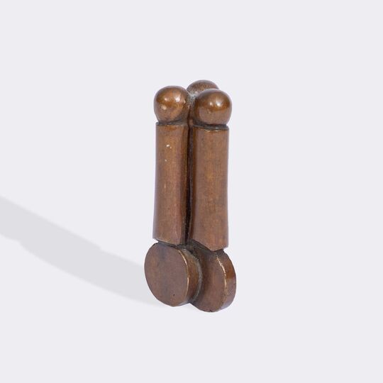 A Small Sculpture 'Three Monocyclists'