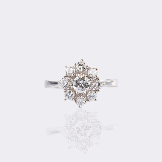 Floral Diamond Ring