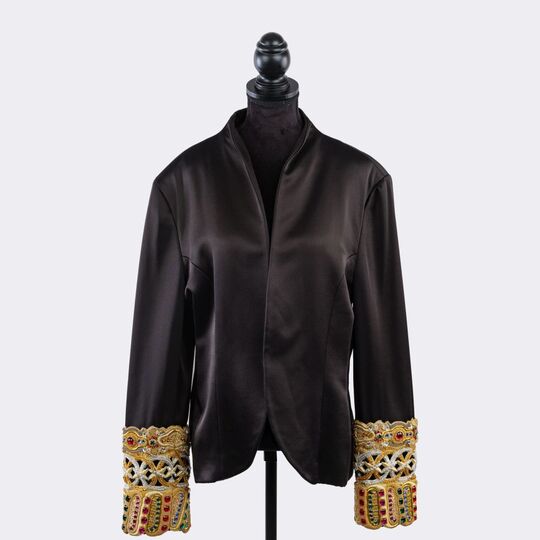 Vintage Blazer With Brocade Embroidery