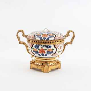 Imari Centrepiece with Ormolu Mount