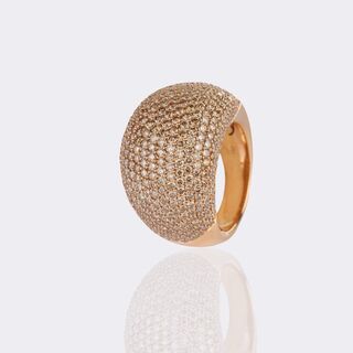 Highcarat Ring with Fancy Diamonds