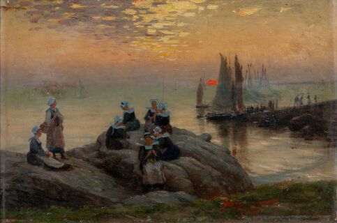 Abend in der Bretagne