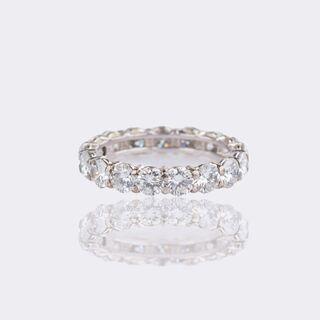 Fine Memory Ring with Diamonds