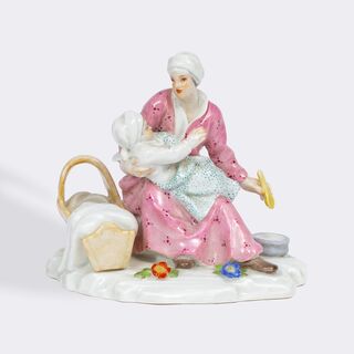 A Farmer's Wife with Child