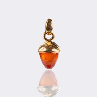 'Mikado Bouquet' Pendant with Mandarin Garnet