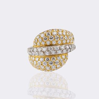 Bi-color Brillant Ring