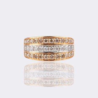Two-Tone Diamond Ring