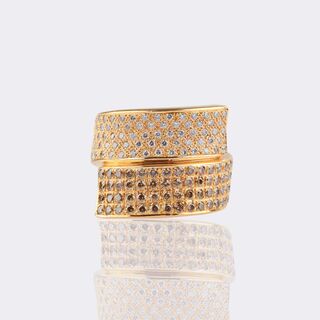 Two-Tone Fancy Diamond Ring