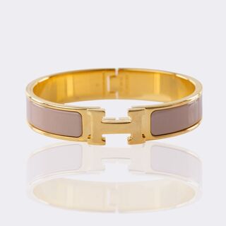 Bangle Bracelet Clic Clac H Marron Glacé