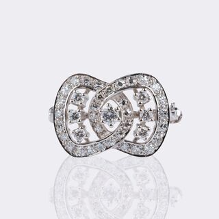 Dainty Diamond Brooch