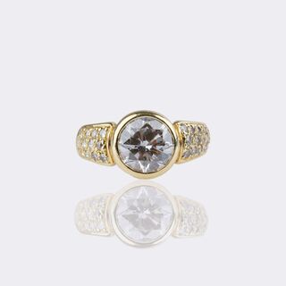 Solitaire Band Ring
