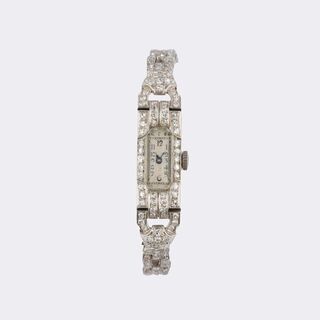 Vintage Ladies' Wristwatch with Diamonds