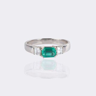 Emerald Diamond Ring