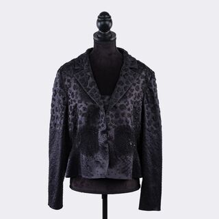 Boutique Blazer With Faux Pearls