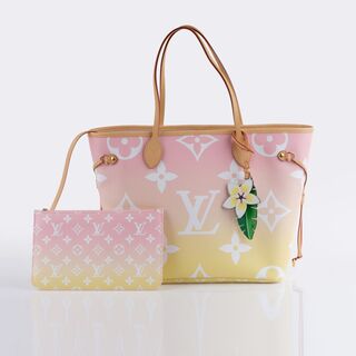 Tote Bag 'Neverfull MM by the Pool' M45680 Light Pink Limited Edition
