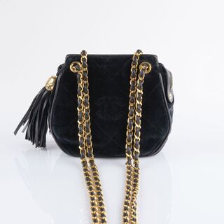 Mini Velvet Pouch Bag  'Tassel'