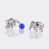 Pair of English Cufflinks 'Elephants'
