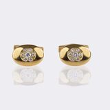 Pair of Cufflinks with Diamonds - image 1