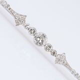 Brooch with Old-cut Diamonds and Pearls - image 2