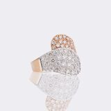 Bicolour Diamond Bandring - image 2