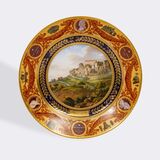 A Rare Plate 'Cantal' from the 'Service des Départements - image 1