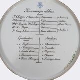 A Rare Plate 'Cantal' from the 'Service des Départements - image 2