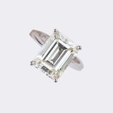 Highcarat Emerald Cut Diamond Ring - image 5