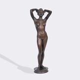 A Female Nude Looking Up - image 2