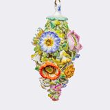 A Large Ceiling Chandelier with Canaries - image 3