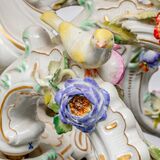 A Large Ceiling Chandelier with Canaries - image 4