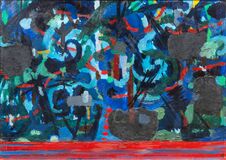 Street by a Wood at Night - image 1