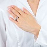 Signature Memory Drop Ring Blue Sapphires - image 4