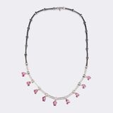 Pink-Tourmaline Diamond Necklace - image 2