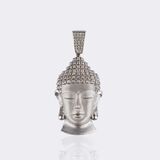 Buddha-Head Pendent with Diamonds - image 1