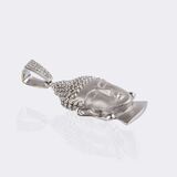 Buddha-Head Pendent with Diamonds - image 2