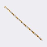 Two-Tone Gold Bracelet with Diamonds - image 2