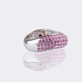 Pink-Sapphire Diamond Ring - image 3