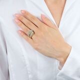 Bicolor Diamond Ring - image 3