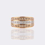 Two-Tone Diamond Ring - image 1